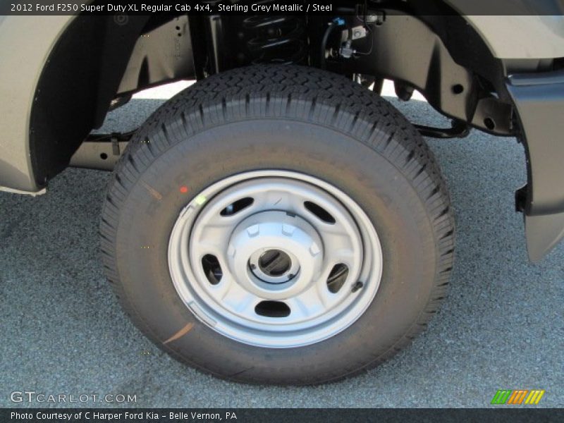 Sterling Grey Metallic / Steel 2012 Ford F250 Super Duty XL Regular Cab 4x4