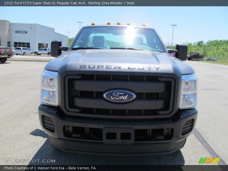 Sterling Grey Metallic / Steel 2012 Ford F250 Super Duty XL Regular Cab 4x4