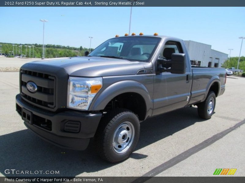 Sterling Grey Metallic / Steel 2012 Ford F250 Super Duty XL Regular Cab 4x4