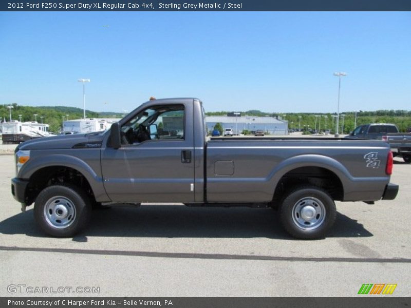 Sterling Grey Metallic / Steel 2012 Ford F250 Super Duty XL Regular Cab 4x4