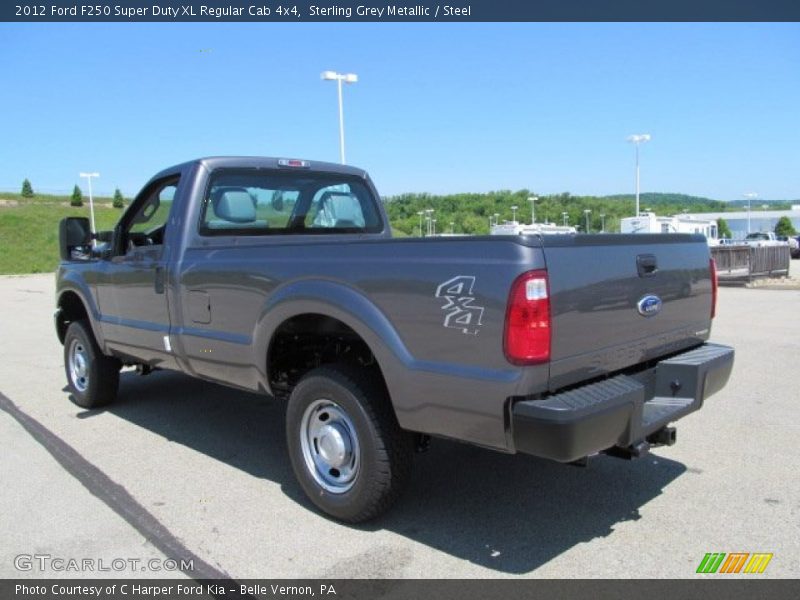 Sterling Grey Metallic / Steel 2012 Ford F250 Super Duty XL Regular Cab 4x4