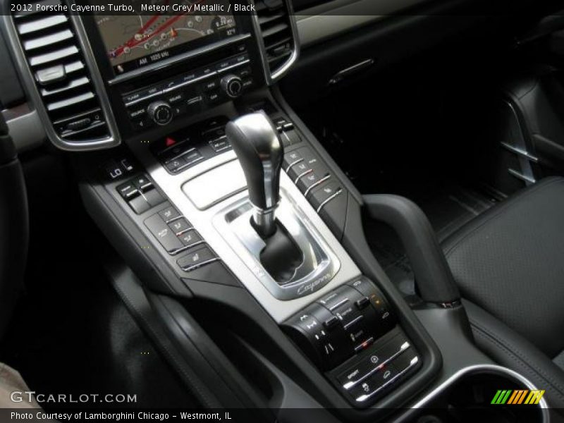 Meteor Grey Metallic / Black 2012 Porsche Cayenne Turbo