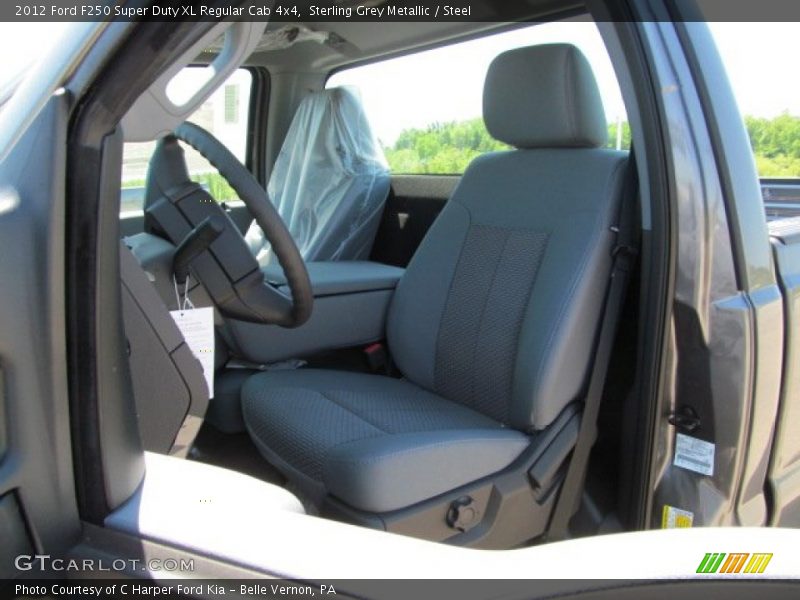 Sterling Grey Metallic / Steel 2012 Ford F250 Super Duty XL Regular Cab 4x4