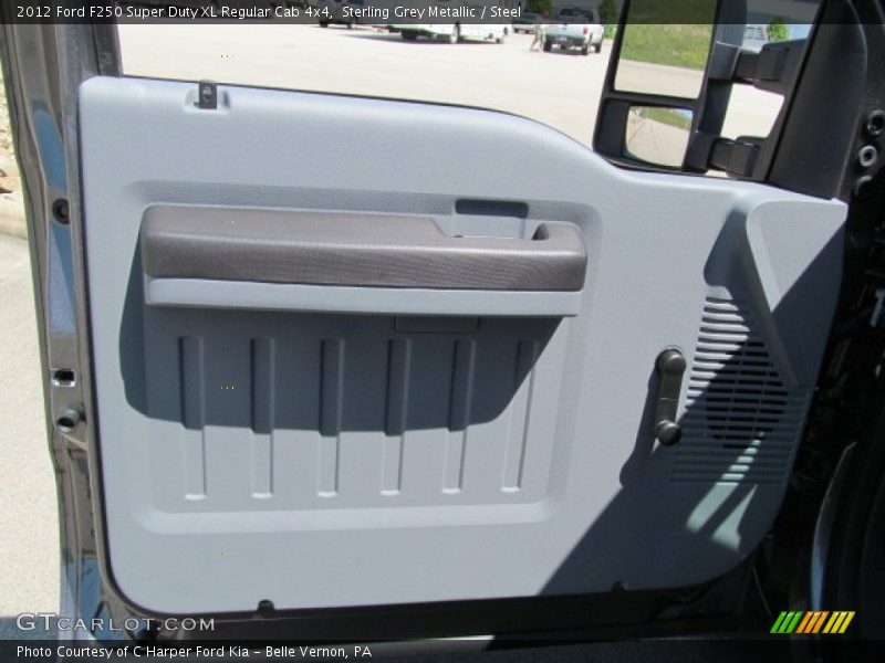 Sterling Grey Metallic / Steel 2012 Ford F250 Super Duty XL Regular Cab 4x4