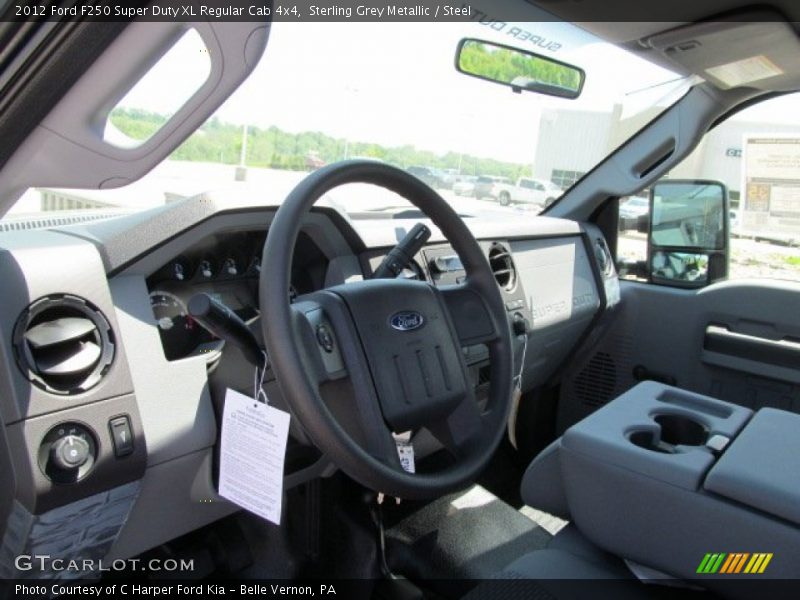 Sterling Grey Metallic / Steel 2012 Ford F250 Super Duty XL Regular Cab 4x4