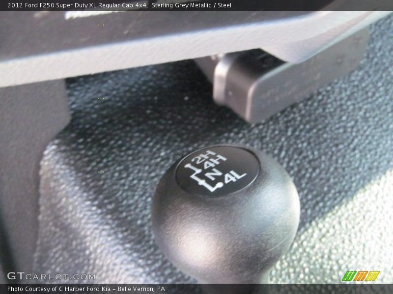 Sterling Grey Metallic / Steel 2012 Ford F250 Super Duty XL Regular Cab 4x4