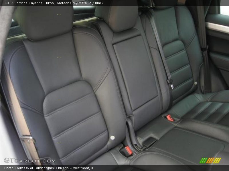 Meteor Grey Metallic / Black 2012 Porsche Cayenne Turbo