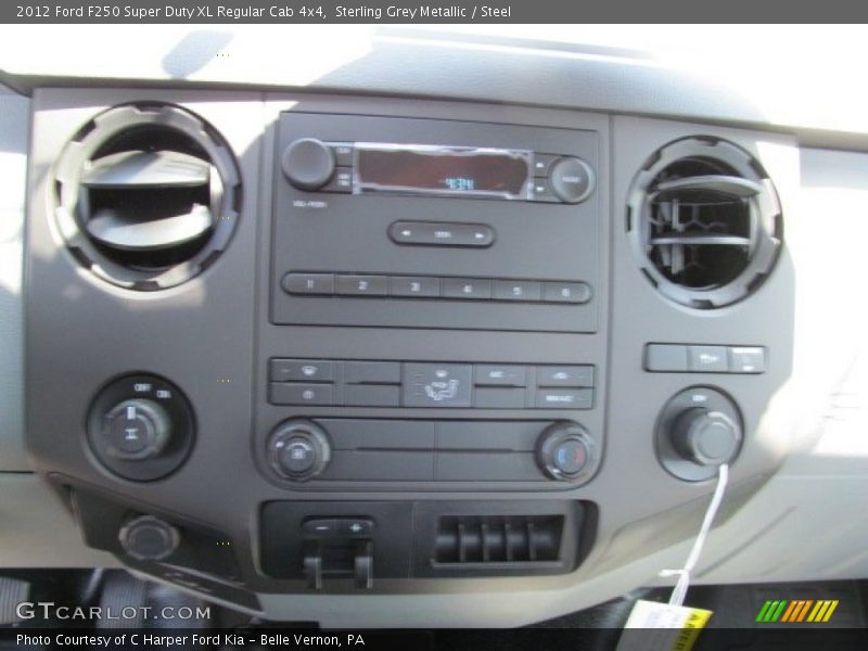 Sterling Grey Metallic / Steel 2012 Ford F250 Super Duty XL Regular Cab 4x4