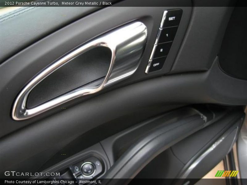 Meteor Grey Metallic / Black 2012 Porsche Cayenne Turbo