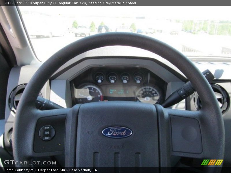 Sterling Grey Metallic / Steel 2012 Ford F250 Super Duty XL Regular Cab 4x4