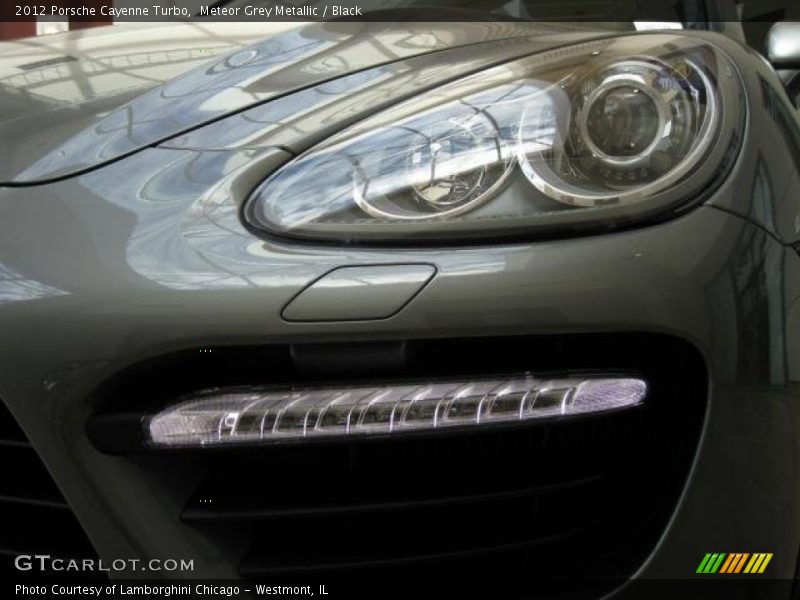 Meteor Grey Metallic / Black 2012 Porsche Cayenne Turbo
