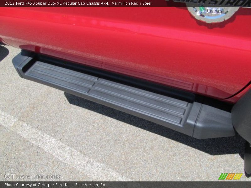Vermillion Red / Steel 2012 Ford F450 Super Duty XL Regular Cab Chassis 4x4