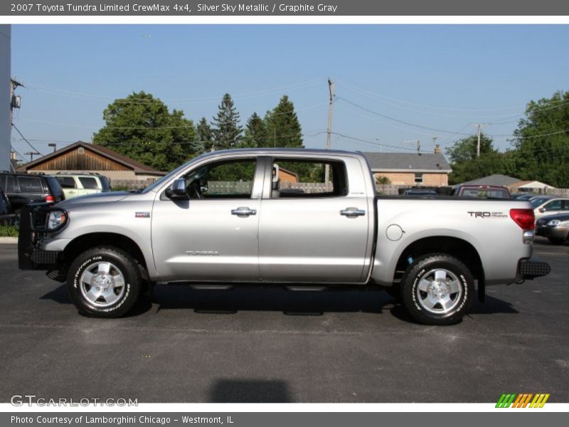 Silver Sky Metallic / Graphite Gray 2007 Toyota Tundra Limited CrewMax 4x4