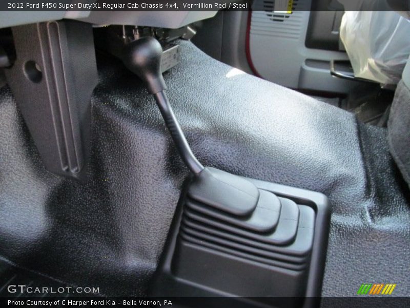Vermillion Red / Steel 2012 Ford F450 Super Duty XL Regular Cab Chassis 4x4