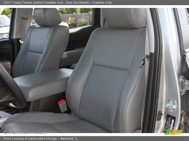 Silver Sky Metallic / Graphite Gray 2007 Toyota Tundra Limited CrewMax 4x4