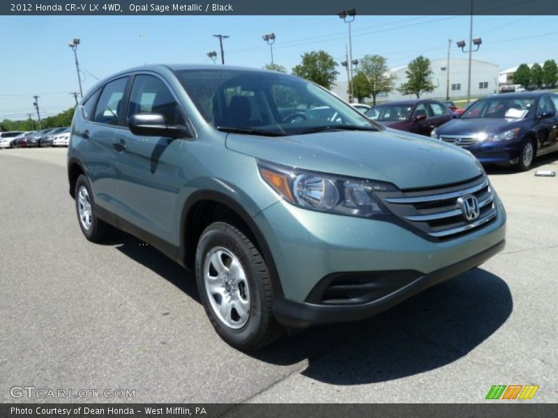 Opal Sage Metallic / Black 2012 Honda CR-V LX 4WD