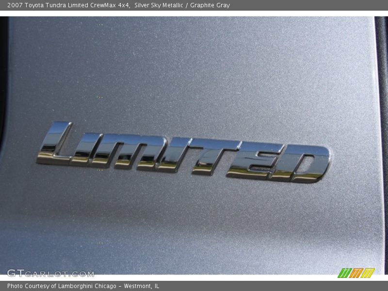 Silver Sky Metallic / Graphite Gray 2007 Toyota Tundra Limited CrewMax 4x4