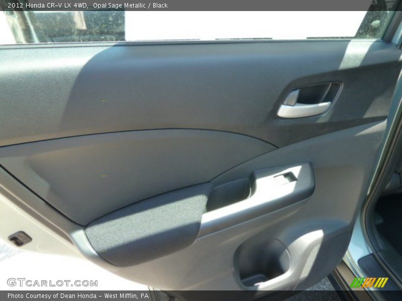 Opal Sage Metallic / Black 2012 Honda CR-V LX 4WD