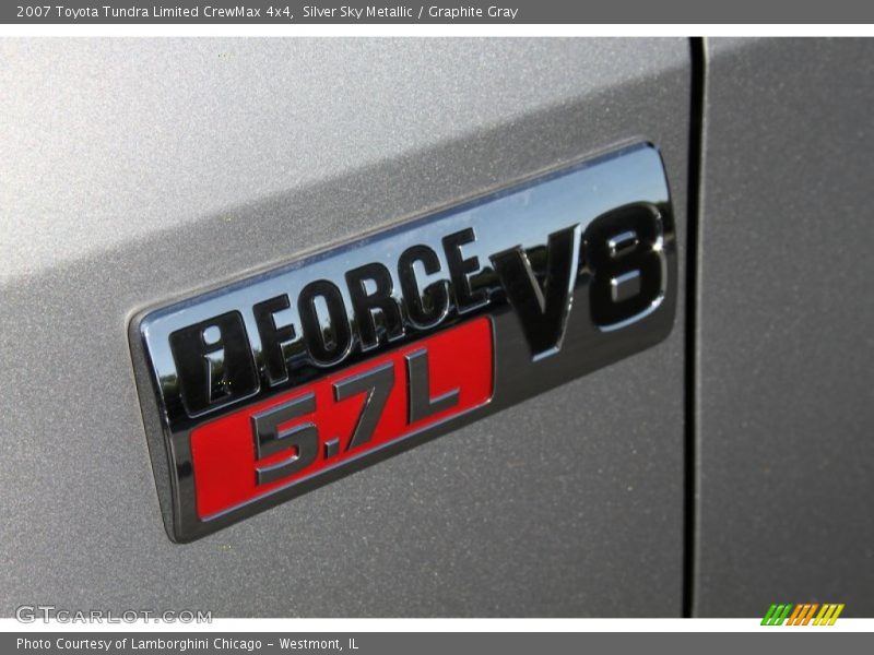 Silver Sky Metallic / Graphite Gray 2007 Toyota Tundra Limited CrewMax 4x4