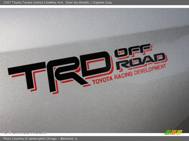 Silver Sky Metallic / Graphite Gray 2007 Toyota Tundra Limited CrewMax 4x4
