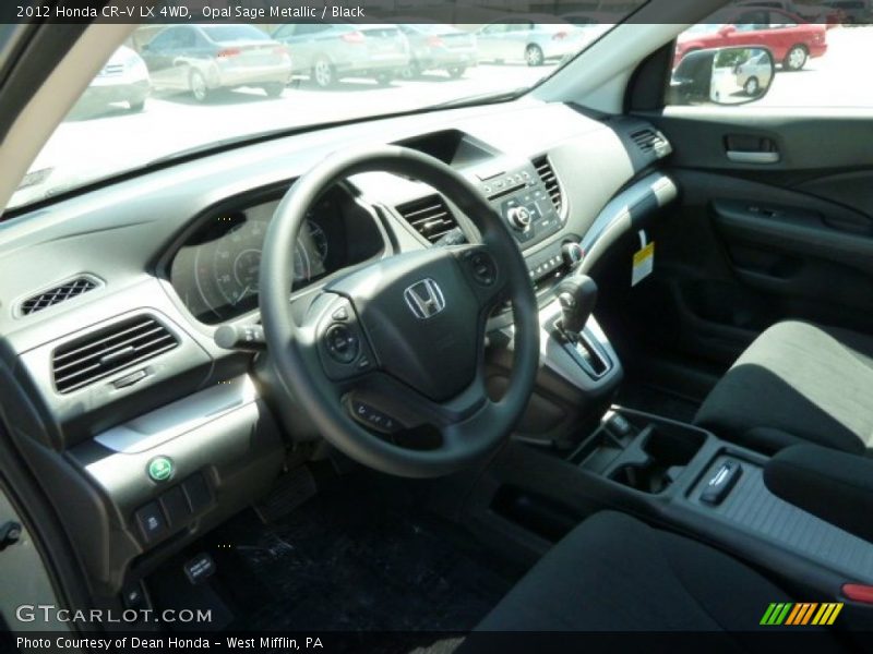 Opal Sage Metallic / Black 2012 Honda CR-V LX 4WD