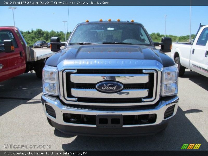 Black / Steel 2012 Ford F350 Super Duty XLT Crew Cab 4x4 Chassis