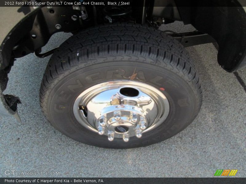 Black / Steel 2012 Ford F350 Super Duty XLT Crew Cab 4x4 Chassis