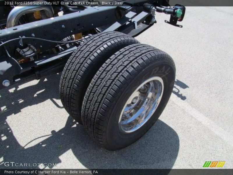 Black / Steel 2012 Ford F350 Super Duty XLT Crew Cab 4x4 Chassis