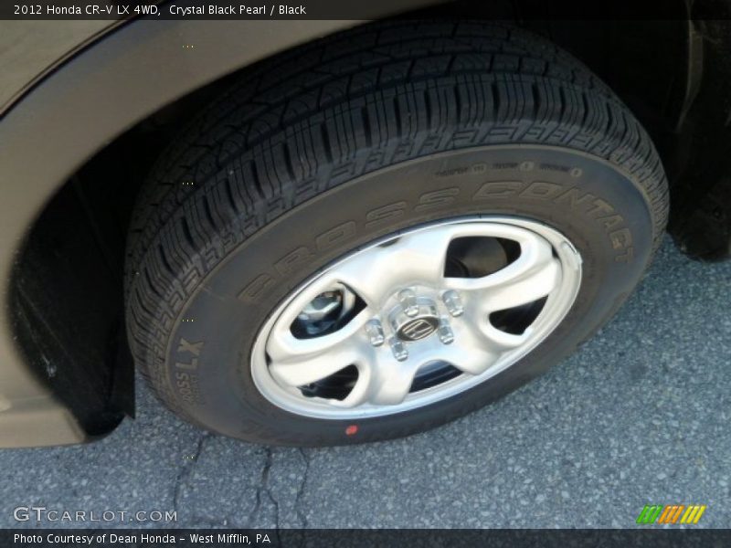 Crystal Black Pearl / Black 2012 Honda CR-V LX 4WD