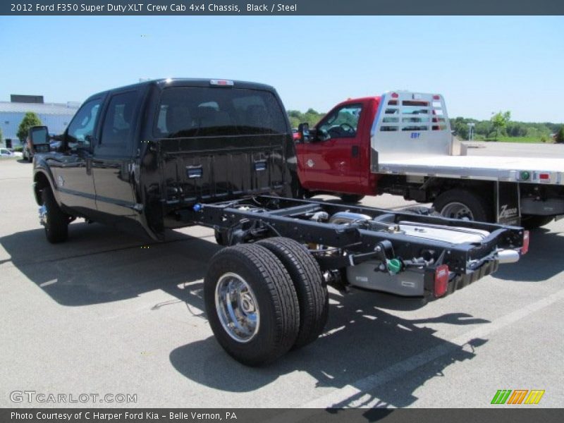 Black / Steel 2012 Ford F350 Super Duty XLT Crew Cab 4x4 Chassis