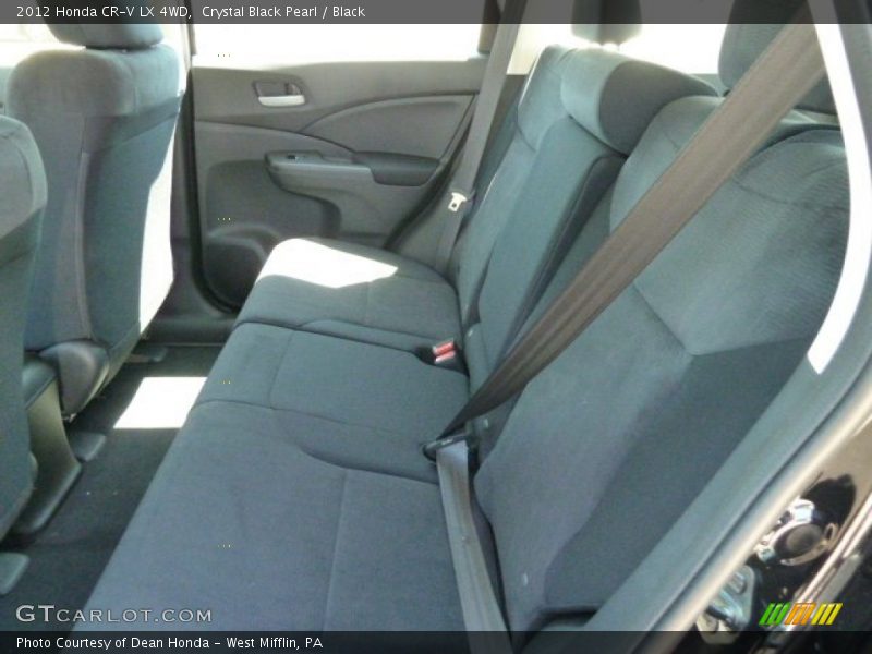 Crystal Black Pearl / Black 2012 Honda CR-V LX 4WD