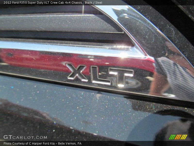 Black / Steel 2012 Ford F350 Super Duty XLT Crew Cab 4x4 Chassis