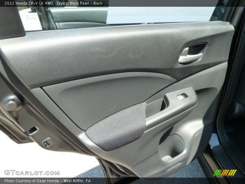Crystal Black Pearl / Black 2012 Honda CR-V LX 4WD