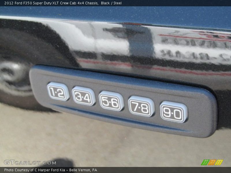 Black / Steel 2012 Ford F350 Super Duty XLT Crew Cab 4x4 Chassis