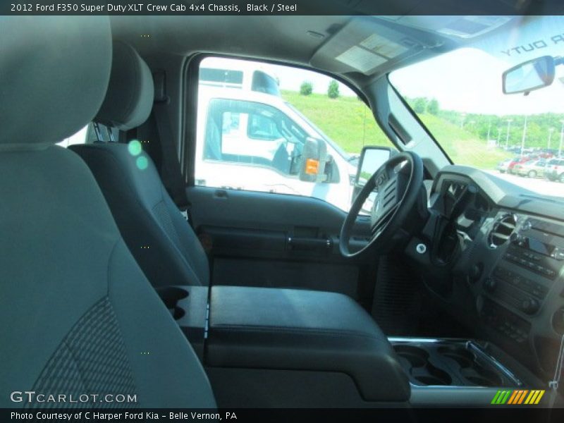Black / Steel 2012 Ford F350 Super Duty XLT Crew Cab 4x4 Chassis