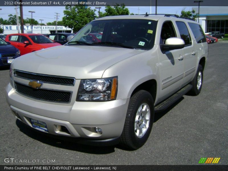 Gold Mist Metallic / Ebony 2012 Chevrolet Suburban LT 4x4