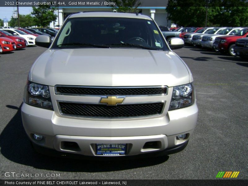 Gold Mist Metallic / Ebony 2012 Chevrolet Suburban LT 4x4