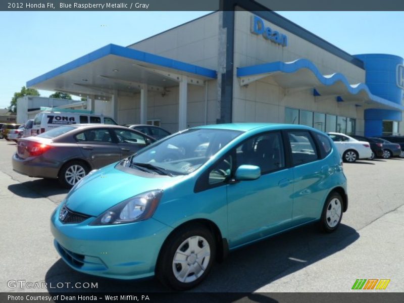 Blue Raspberry Metallic / Gray 2012 Honda Fit