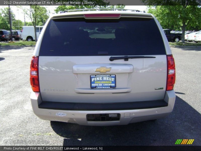 Gold Mist Metallic / Ebony 2012 Chevrolet Suburban LT 4x4