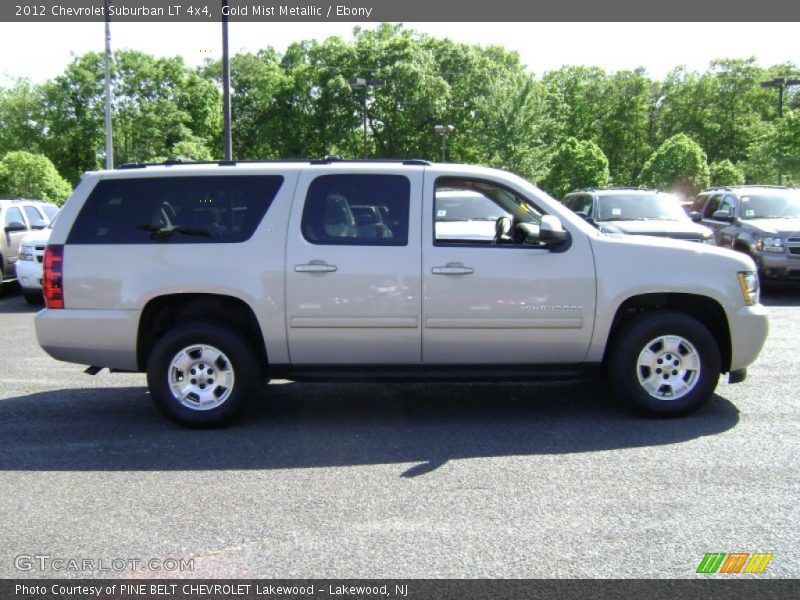 Gold Mist Metallic / Ebony 2012 Chevrolet Suburban LT 4x4