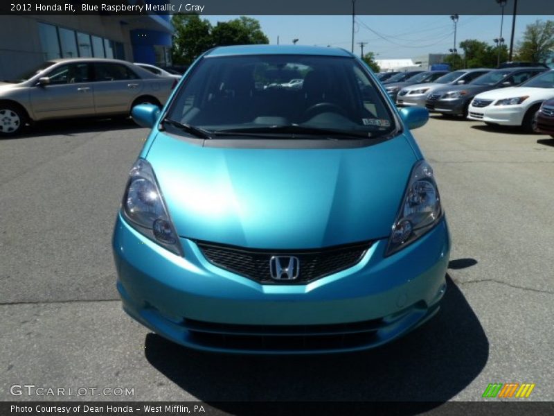 Blue Raspberry Metallic / Gray 2012 Honda Fit