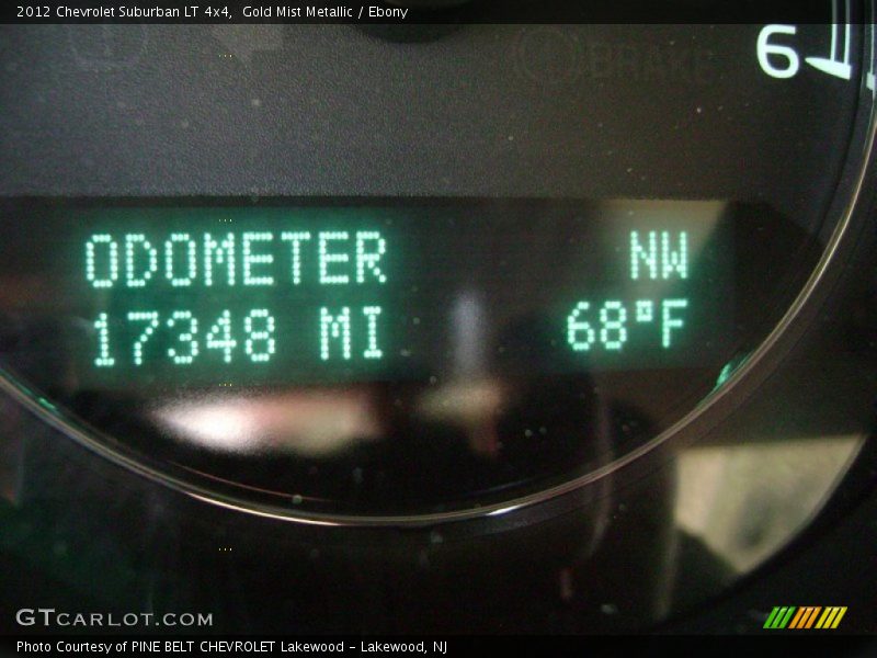 Gold Mist Metallic / Ebony 2012 Chevrolet Suburban LT 4x4