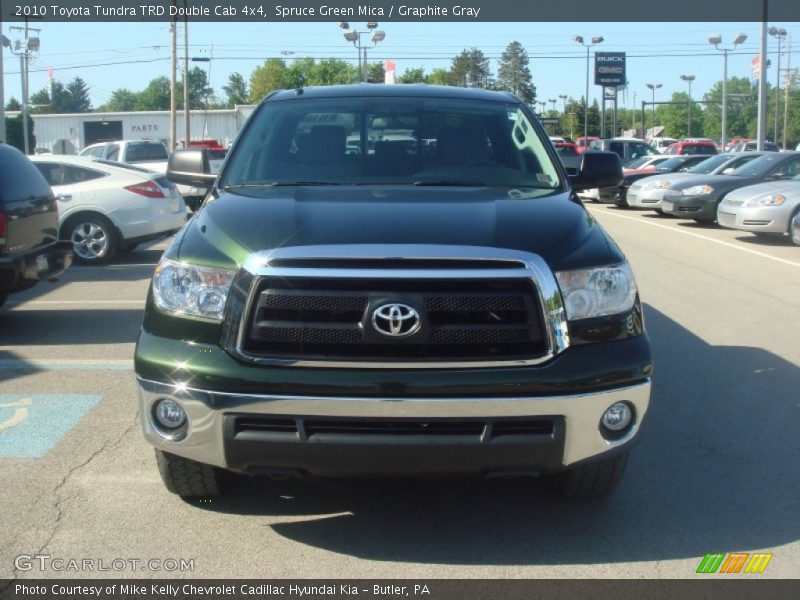 Spruce Green Mica / Graphite Gray 2010 Toyota Tundra TRD Double Cab 4x4