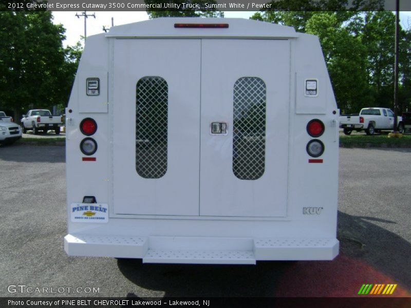 Summit White / Pewter 2012 Chevrolet Express Cutaway 3500 Commercial Utility Truck