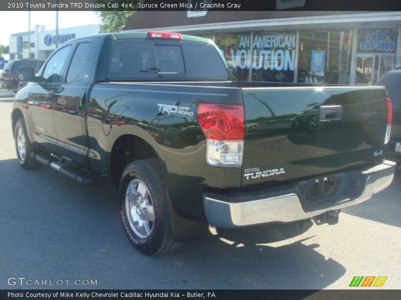 Spruce Green Mica / Graphite Gray 2010 Toyota Tundra TRD Double Cab 4x4