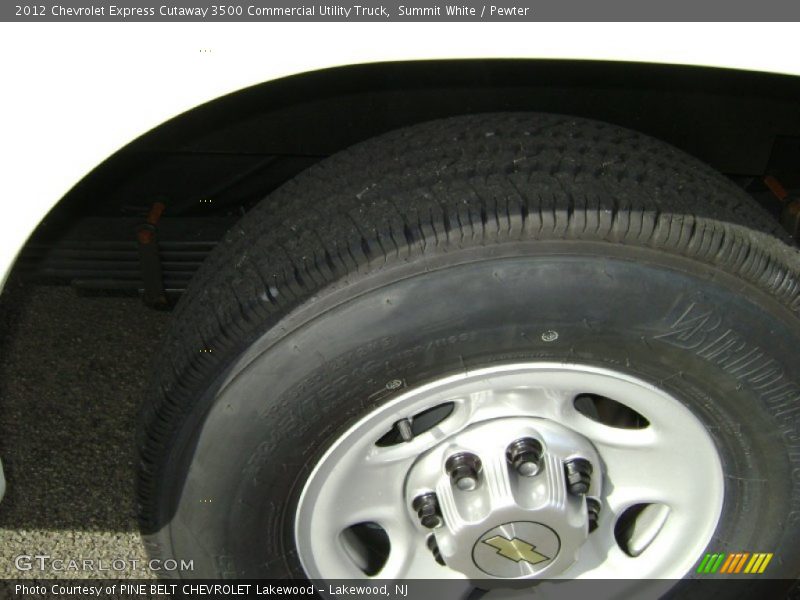 Summit White / Pewter 2012 Chevrolet Express Cutaway 3500 Commercial Utility Truck