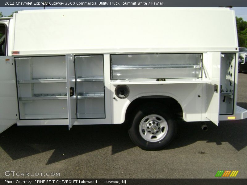 Summit White / Pewter 2012 Chevrolet Express Cutaway 3500 Commercial Utility Truck