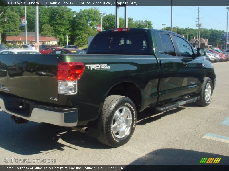 Spruce Green Mica / Graphite Gray 2010 Toyota Tundra TRD Double Cab 4x4