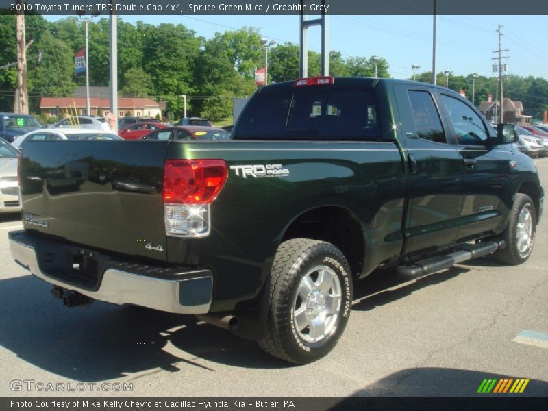 Spruce Green Mica / Graphite Gray 2010 Toyota Tundra TRD Double Cab 4x4