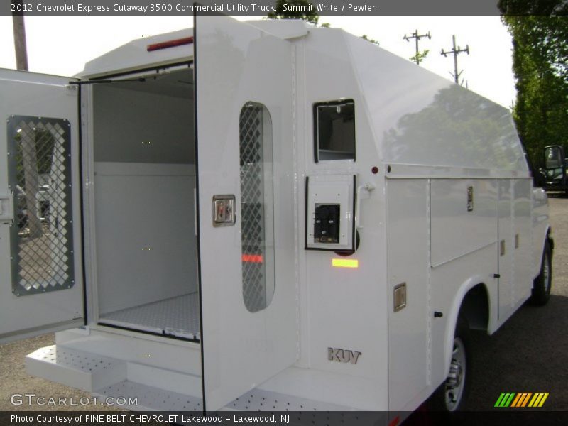 Summit White / Pewter 2012 Chevrolet Express Cutaway 3500 Commercial Utility Truck